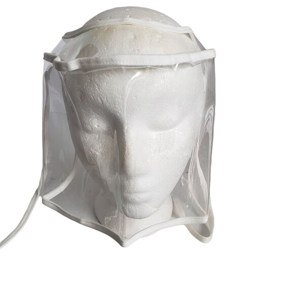 Girl's Bucket Sun Cap with Clear Mask Lot of 2 Pink - Picture 12 of 12